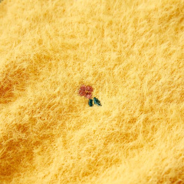 Pull-over tricoté pour enfants ocre 116