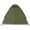 vidaXL Tente de camping &agrave; d&ocirc;me 2 personnes vert olive imperm&eacute;able