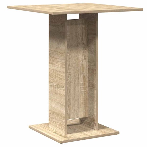 vidaXL Table de bistro Ch&ecirc;ne sonoma 60x60x75 cm Bois d'ing&eacute;nierie