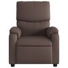vidaXL Fauteuil inclinable Marron Similicuir