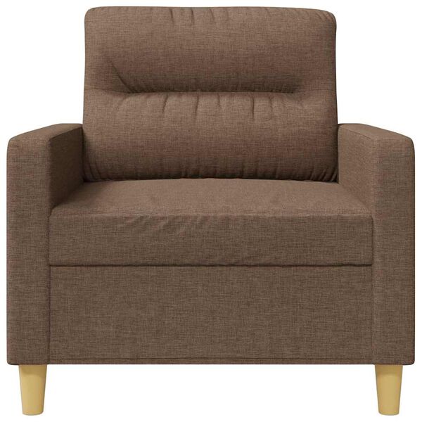 vidaXL Fauteuil Marron 60 cm Tissu