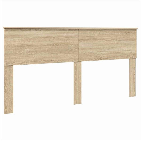 vidaXL T&ecirc;te de lit Ch&ecirc;ne Sonoma 200 cm Bois d'ing&eacute;nierie