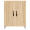 vidaXL Buffet haut Ch&ecirc;ne sonoma 69,5x34x180 cm Bois d'ing&eacute;nierie