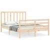 vidaXL Cadre de lit sans matelas 140x200 cm bois massif de pin