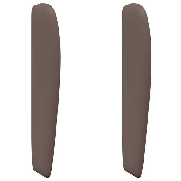 vidaXL Oreille de t&ecirc;te de lit Tan 80 x 23 x 6 cm PVC