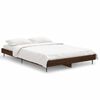 vidaXL Cadre de lit sans matelas ch&ecirc;ne marron 120x190 cm