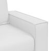 vidaXL Fauteuil Blanc 100 cm Simili cuir
