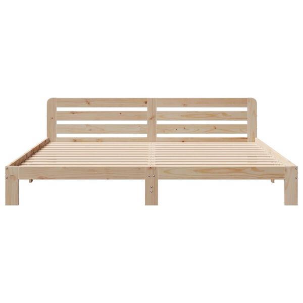vidaXL Cadre de lit sans matelas 180x200 cm bois massif de pin