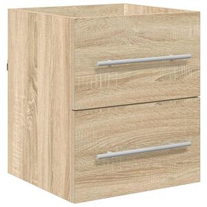 vidaXL Armoire d'&eacute;vier avec tiroir Ch&ecirc;ne Sonoma 38,5 x 41 x 48 cm