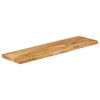 vidaXL Dessus de table &agrave; bord vivant 110x40x2,5cm bois massif manguier