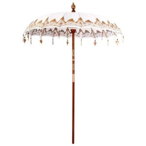 vidaXL Parasol balinais Cr&egrave;me 185 x 185 x 260 cm