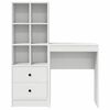 vidaXL Bureau avec tiroir 2 pcs Blanc