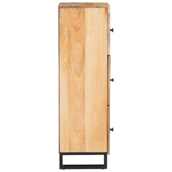 vidaXL Haut Armoire Marron 90 x 33 x 75 cm Bois de mangue massif
