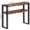 vidaXL Table console 90x30x75 cm Bois de récupération massif