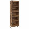 vidaXL Biblioth&egrave;que 60 x 30 x 189,5 cm Bois d'ing&eacute;nierie Bois Ancien