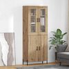 vidaXL Haut Armoire Montage mural Ch&ecirc;ne artisanal 69,5 x 34 x 180 cm