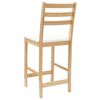 vidaXL Chaises de salle &agrave; manger 2 pcs Naturel 40 x 47,5 x 99,5 cm