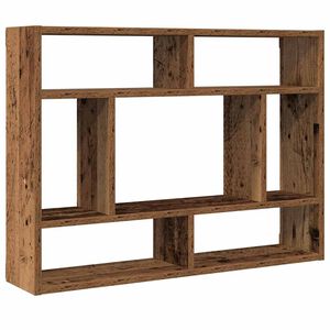 vidaXL &Eacute;tag&egrave;re murale en bois ancien 75 x 16 x 55 cm bois d'ing&eacute;nierie