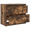 vidaXL Meuble TV ch&ecirc;ne fum&eacute; 60x35x54 cm bois d'ing&eacute;nierie