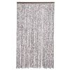 vidaXL Moustiquaire marron et beige 118x220 cm chenille