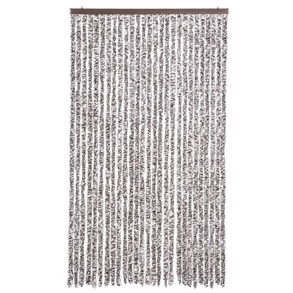 vidaXL Moustiquaire marron et beige 118x220 cm chenille