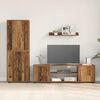 vidaXL Ensemble meuble TV 4 pcs Bois Ancien Bois d'ing&eacute;nierie