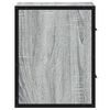 vidaXL Tables de chevet murales 2 pcs sonoma gris 40x31x39,5 cm