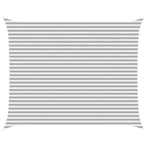 vidaXL Voile d'ombre Gris clair et blanc 5 x 4 m
