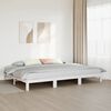 VidaXL Cadre de lit familial sans matelas blanc 240x200 cm