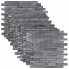 vidaXL Carreaux Mosa&iuml;ques Gris 30 x 30 cm Marbre
