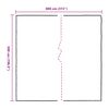 vidaXL B&acirc;che transparente avec &oelig;illets 5x8 m poly&eacute;thyl&egrave;ne