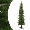 vidaXL Sapin de No&euml;l artificiel mince avec support 210 cm PE