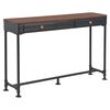 vidaXL Table console avec 2 tiroirs 120x30x75 cm Bois de sapin massif