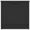 vidaXL Tables de chevet 2 pcs Noir 40x39x40 cm