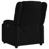 vidaXL Fauteuil inclinable Noir Tissu