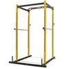 vidaXL Portant de musculation fitness 140 x 145 x 214 cm jaune et noir