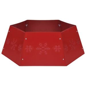 vidaXL Jupe de sapin de No&euml;l Rouge &Oslash;68x25 cm