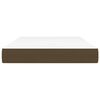 vidaXL Matelas de lit &agrave; ressorts ensach&eacute;s fermet&eacute; moyenne Marron fonc&eacute; 120x200x20 cm
