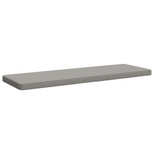 vidaXL Coussin de banc 1 pi&egrave;ce VUGHT 100 % polyester Gris