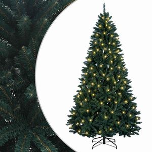 vidaXL Sapin de No&euml;l Artificiel &agrave; Branches Articul&eacute;es 210 cm 300 LED