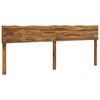 vidaXL T&ecirc;te de lit en bois brut ROSTOCK Naturel 180 cm