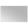 vidaXL Miroir de salle de bain LED Transparent 100 x 60 cm