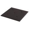 vidaXL Panneaux muraux 12 pcs Noir 30 x 30 cm Simili cuir