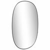 vidaXL Miroir mural Noir 80x50 cm