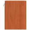 vidaXL Meuble mural Montage mural 2 pcs Cire marron 30 x 30 x 40 cm