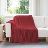 vidaXL Jet&eacute; Rouge Bordeaux 200 x 150 cm Toison