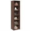 vidaXL Buffet haut chêne marron 45x41x185 cm bois d'ingénierie