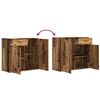 vidaXL Buffet vieux bois 80x36x75 cm bois d'ingénierie