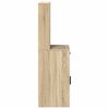 vidaXL Haut Armoire Ch&ecirc;ne Sonoma 40 x 40,5 x 135 cm Bois d'ing&eacute;nierie