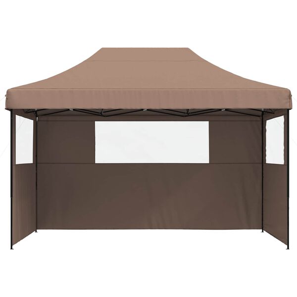 vidaXL Tente de f&ecirc;te Marron 279 x 410 x 315 cm Tissu Oxford